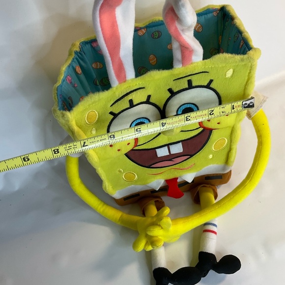 SpongeBob Bunny Ears  Basket Easter Bucket Squarepants Nickelodeon - Picture 3 of 4